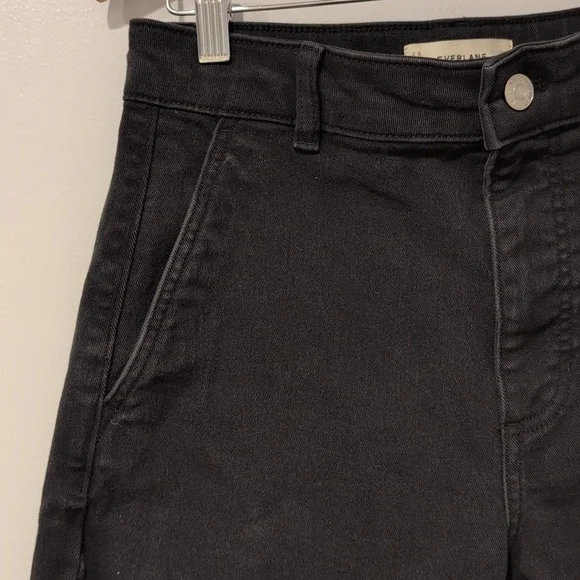 Everlane Black Straight Jeans Size 4R - Picture 3 of 7